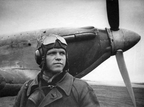 ВВС Soviet expert pilot Kolomiyets Kolomietz