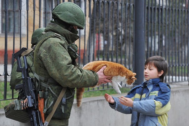 Русская весна на Украине photo Crimean cat