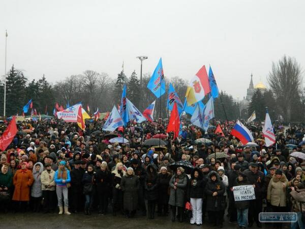 foto photo фото Odessa Odesa - Russian Flags at Ukraine