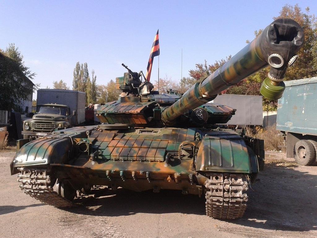 Novorussiyan tank T-64BV