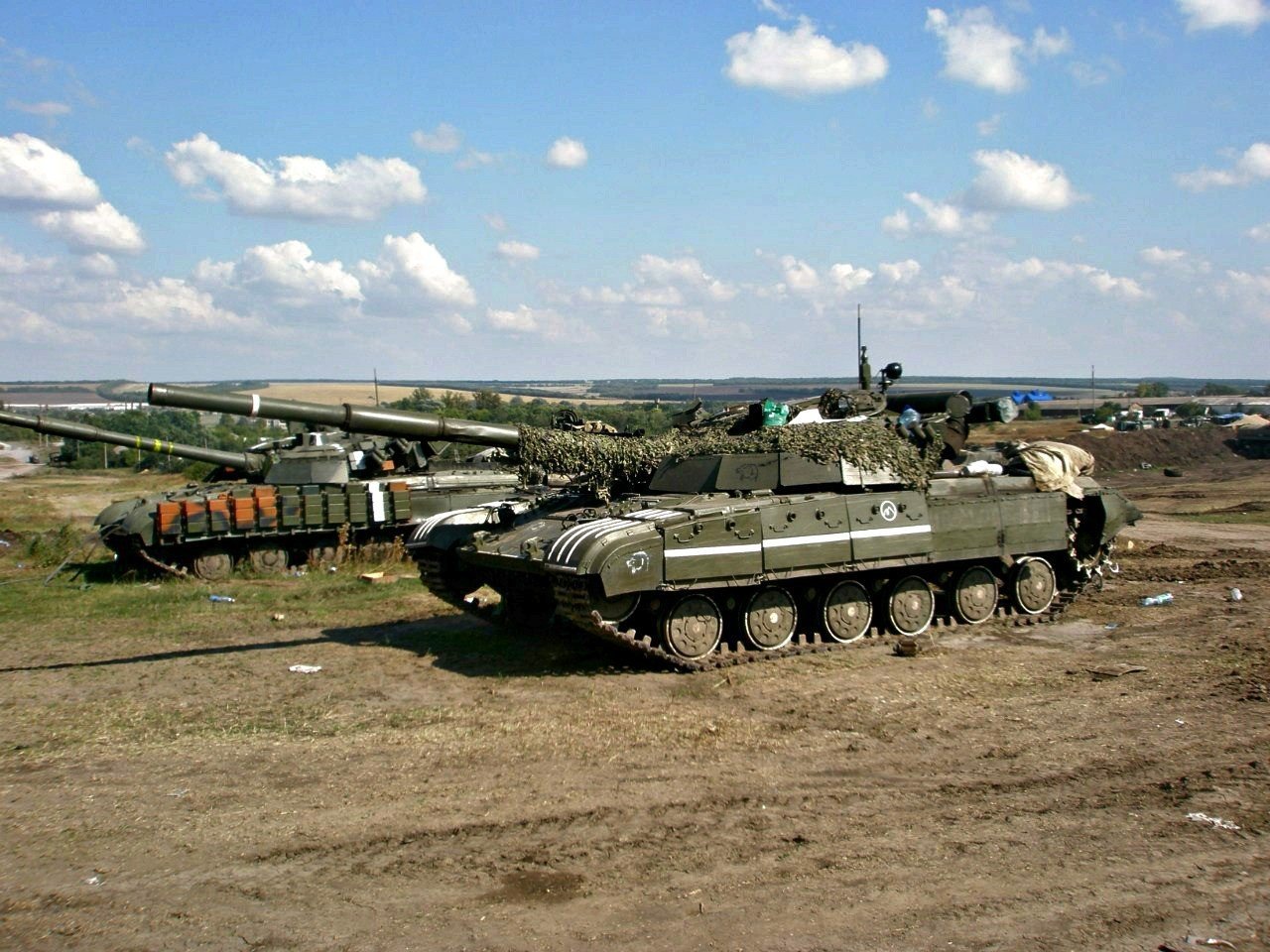 Основной боевой танк Т-64БМ Булат в гражданской войне на Украине Ukraunian tanks T64BM Balat