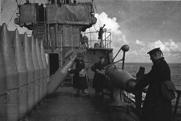 Торпедно-минное вооружение, торпеды и морские мины Фото ВМФ СССР второй мировой войны
