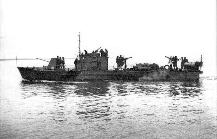 Russian naval B.M.O. small guard ship foto WW2 red fllet