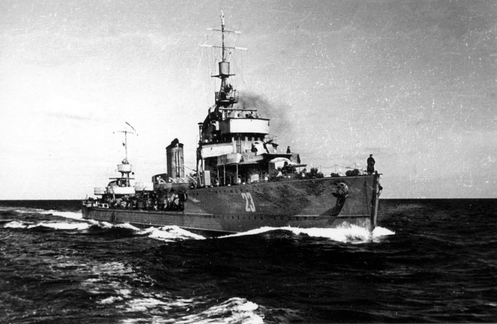 Trothy destroyer Letuchiy (former Romanian (Italian built) Regina Maria)