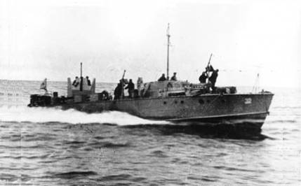 Soviet military motor boat MO-D3 foto WW2 red fleet