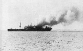 German auxiliary cruiser Orion sunk close Swinemunde