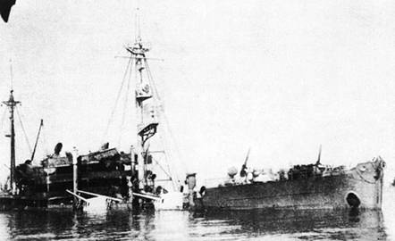 Потопленный немецкий вспомогательный крейсер Орион