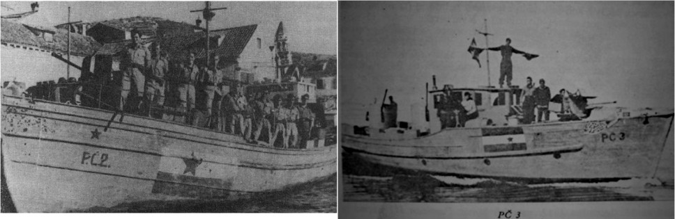 Joegoslavische partizanen activiteiten op zee, de Tweede Wereldoorlog - Yougoslave flotte partisane, Jugoslaviske partisan aktiviteter pa havet