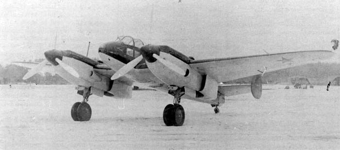 Russian short-range bomber Yak-4 (BB-22)