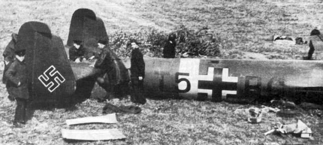 foto WWII Do.215B4 lost German level bomber destroyed