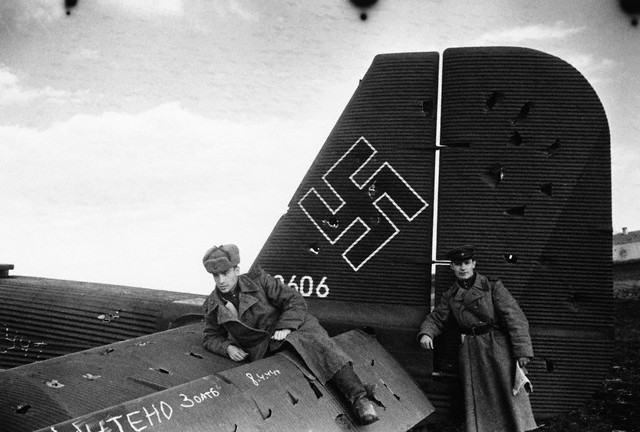 photo WWII USSR Ju52 транспортник