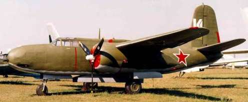 Американский лендлиз бомбардировщик A-20G Схема покраски СССР.