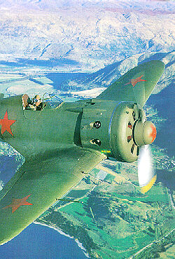 aeronaves sovieticas I16 Mosca
