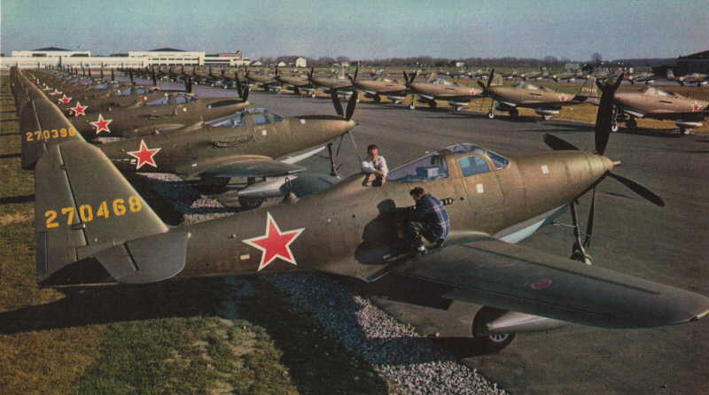 ВВС СССР - истребители P-63 Королевская кобра