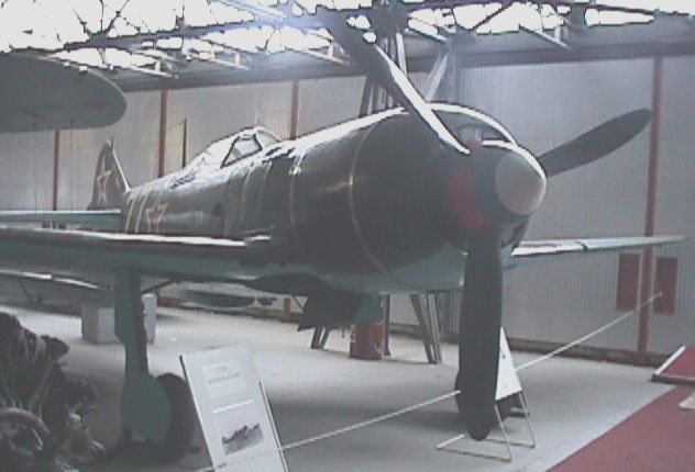ВВС СССР цвет ВОВ color ww2 WWII VVS USSR Die Lawotschkin La-7 einsitziges einmotoriges sowjetisches Jagdflugzeug das im Zweiten Weltkrieg