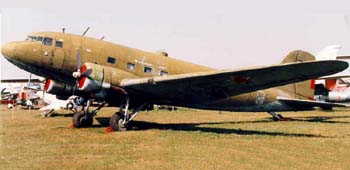 photo WWII VVS USSR Li-2 transporter