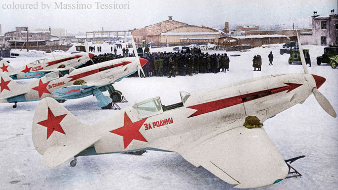 ВВС СССР фото ВОВ MIG.3 aereo da caccia russa