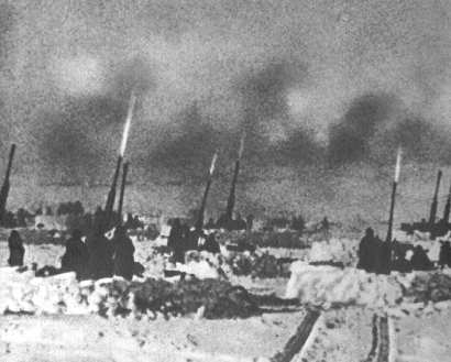 foto photo Russian flak battery, 1942