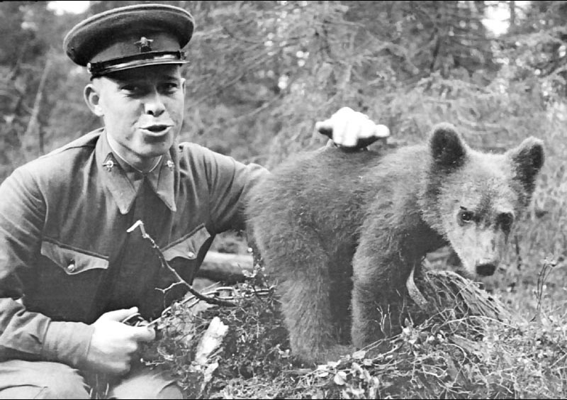 foto photo ww2 WWII Фото ВОВ russian soldier and teddy bear