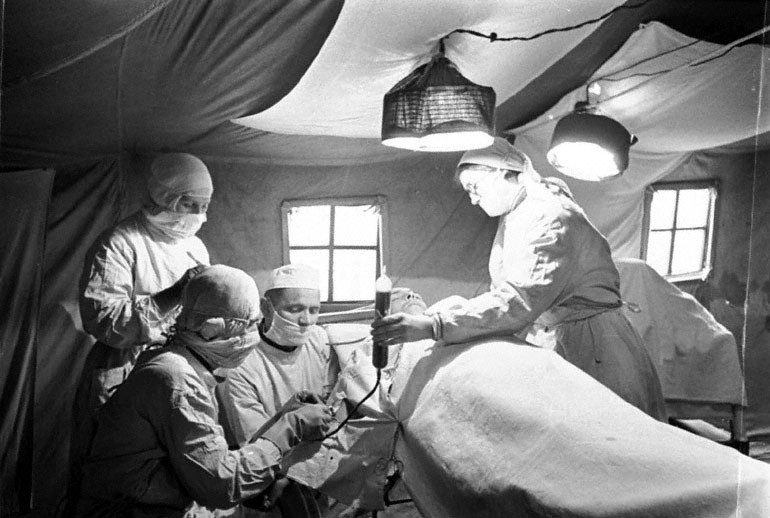 foto photo ww2 WWII Фото ВОВ РККА in field hospital