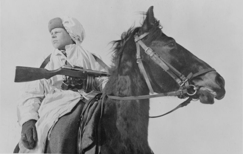 photo foto WWII WW2 soviet cavalry recon