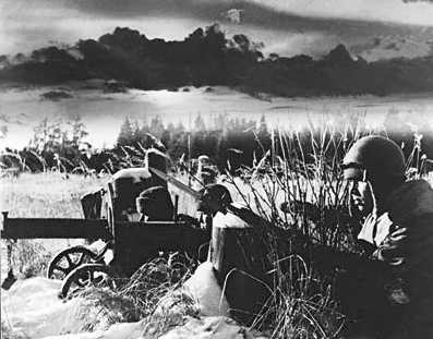 Фото ВОВ Пулеметчики с Максимом, 1941