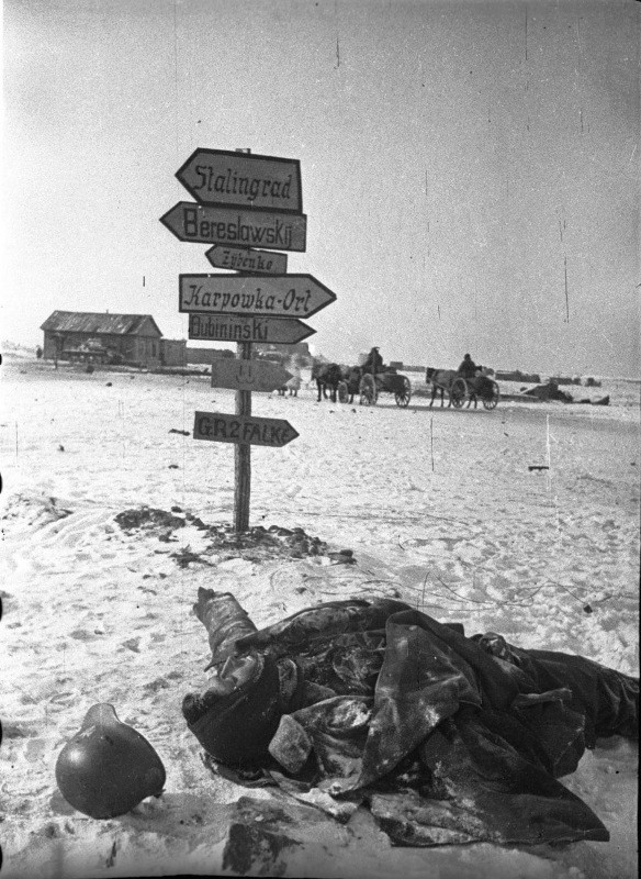 german corpse near Stalingrad