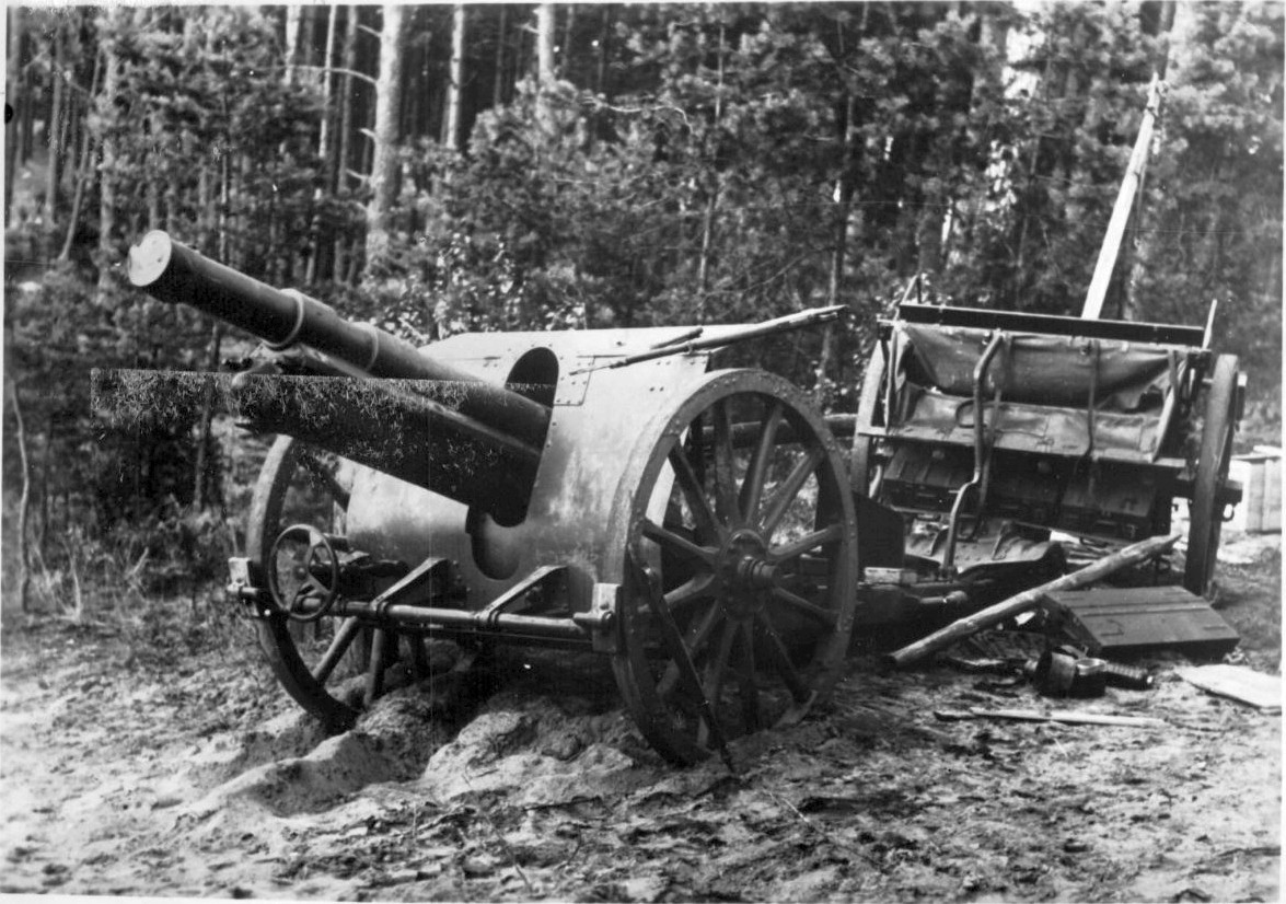 Haubica 100 mm skoda M14/19, 1939
