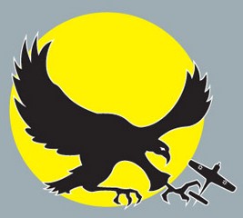 Ахмет-Хан Султан из 9-го ГИАП на капоте Лавки был орел, напавший на самолет Рисунок похож на эмблему