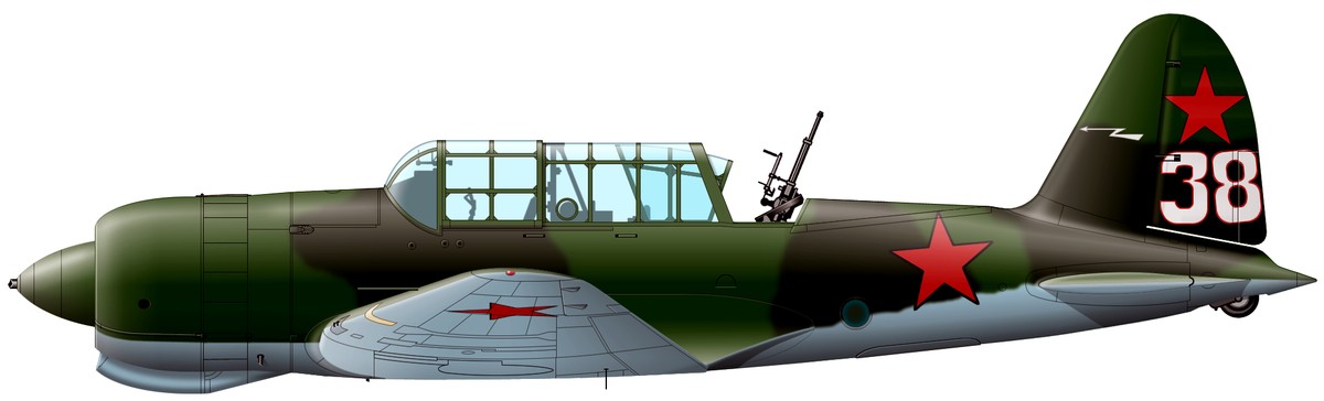 ВМВ м88 тсс1. su2 picture aerial bomber airplane ww2