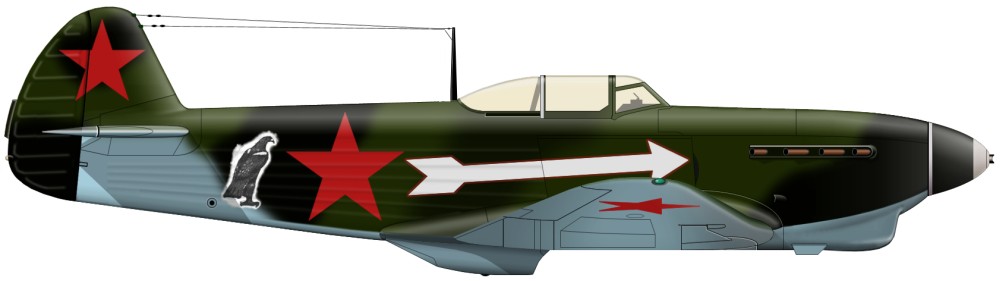 советский самолет ВМВ опознавательный знак ЭБО 