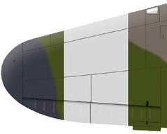 505ШАП (шириной 1/5 длины консоли крыла, на расстоянии 3/5 от фюзеляжа)