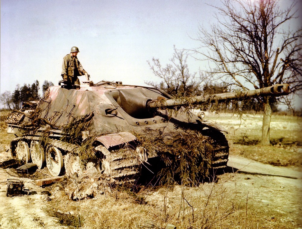 color photo ww2 German heavy armor of WWII