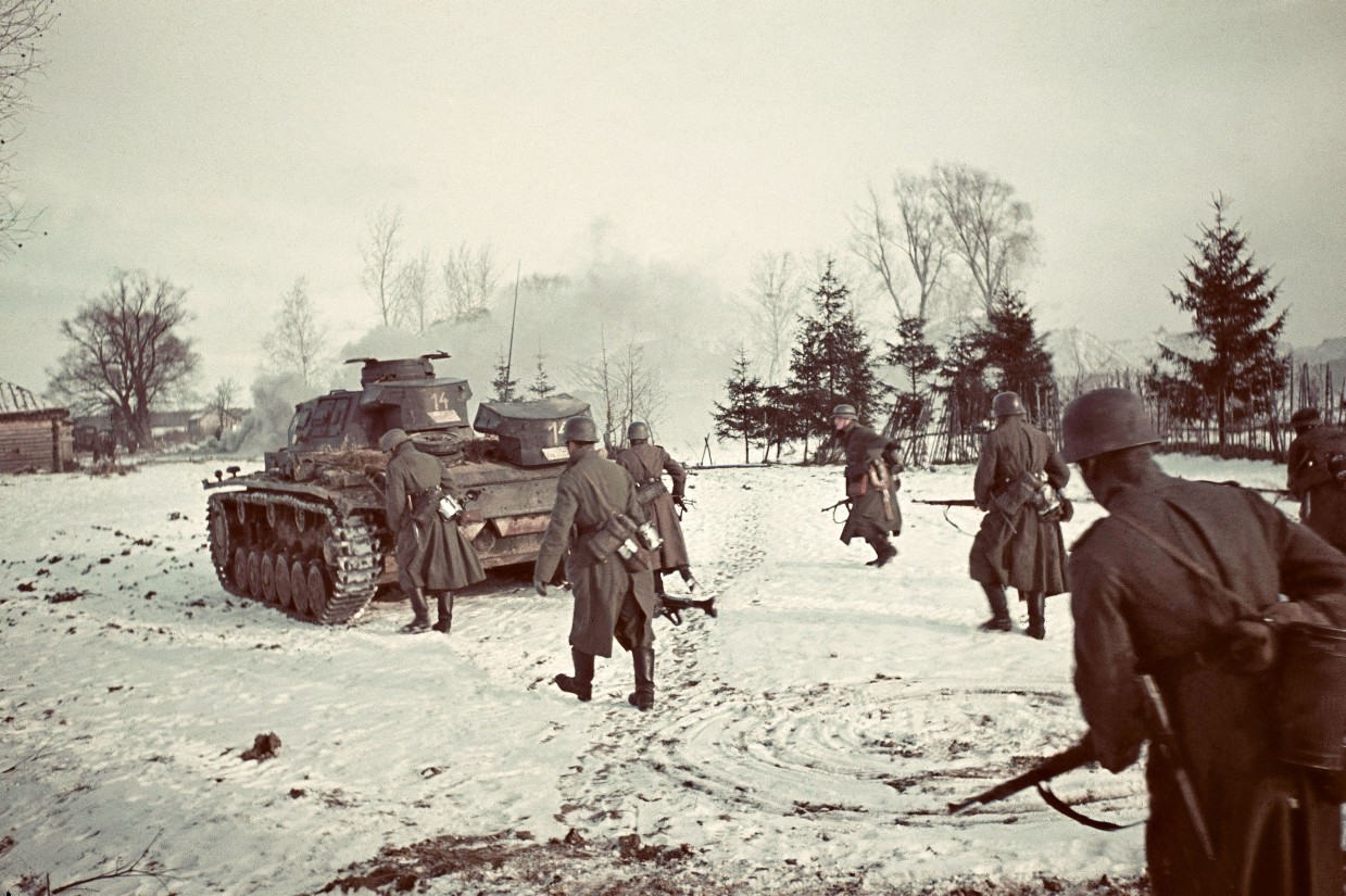 боевое применение в ВМВ Германский танк цвет Panzerkampfwagen III SdKfz 141