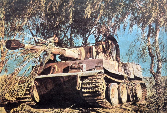 цвет фото  SdKfz-.181 Panzerkampfwagen VI H tanques de guerra