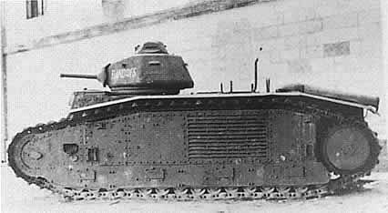 French heavy tank B-1 bis WWII photo