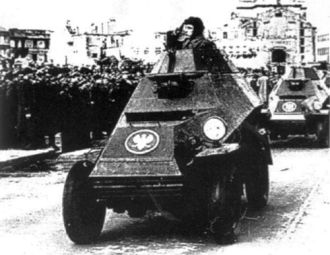 Polish armored car BA-64 Polska pancerne samochod