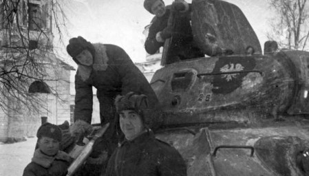 foto WW2 Polish T34 tank
