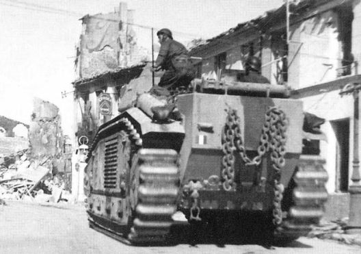 Recaptured B1 heavy tank Free France 1944