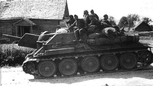самоходные пушки второй мировой войны СУ122 в 1943 фото ВОВ СССР