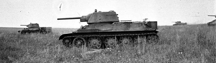 attacking T-34s in 1943, Belgorod