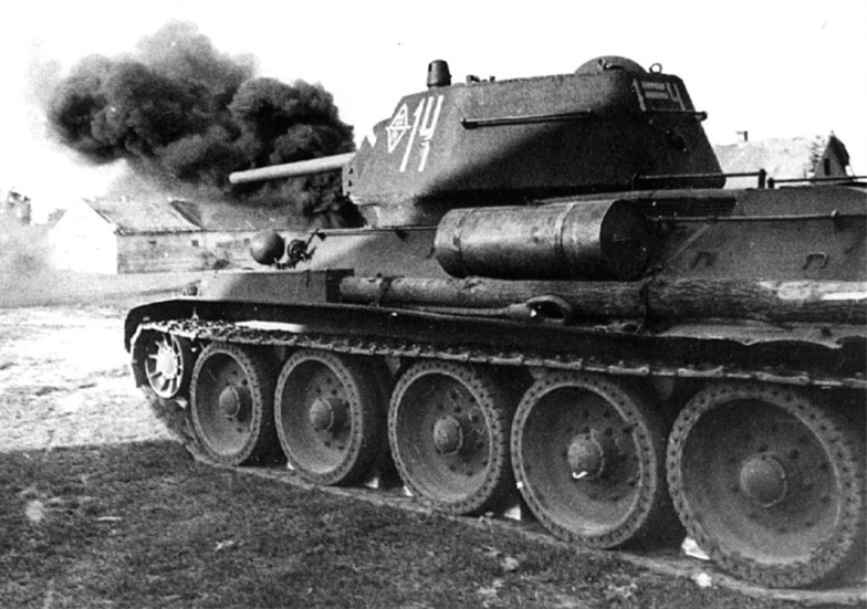Т-34 обр. 1942 22-й тбр на Курской Дуге июль 1943 г., Воронежский фронт