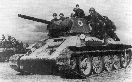 foto WWII armor T-34 USSR