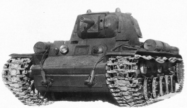 photo WWII USSR KV8 Flame-thrower Tank