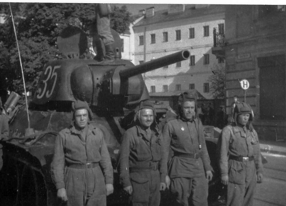 T-34 of 4-th Guards tank army in Lvov