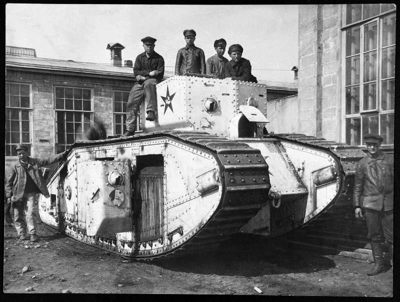 medium tank Mark B captured by the Red Army