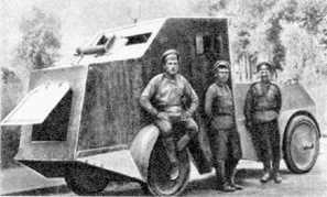 Auto-mitrailleuse russo WWI photo