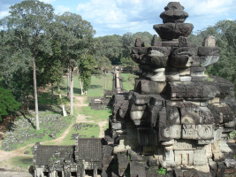foto photo фото Angkor's old walls