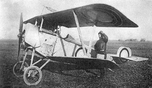 Havituslennuk. Nieuport 16 mysliwiec I wojny swiatowej