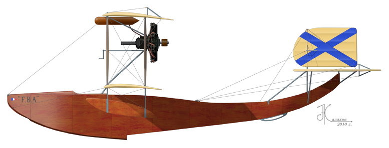 FBA flying boat color profile WWI